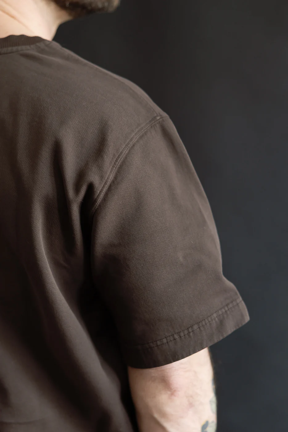 M-J-009 - Power T Twill Jersey - Coffee Brown - Image 19