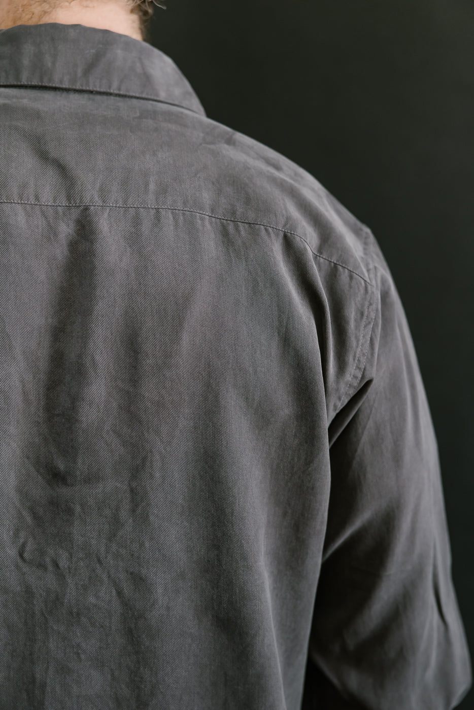 Mechanic Shirt Lyocell - Charcoal - Image 6