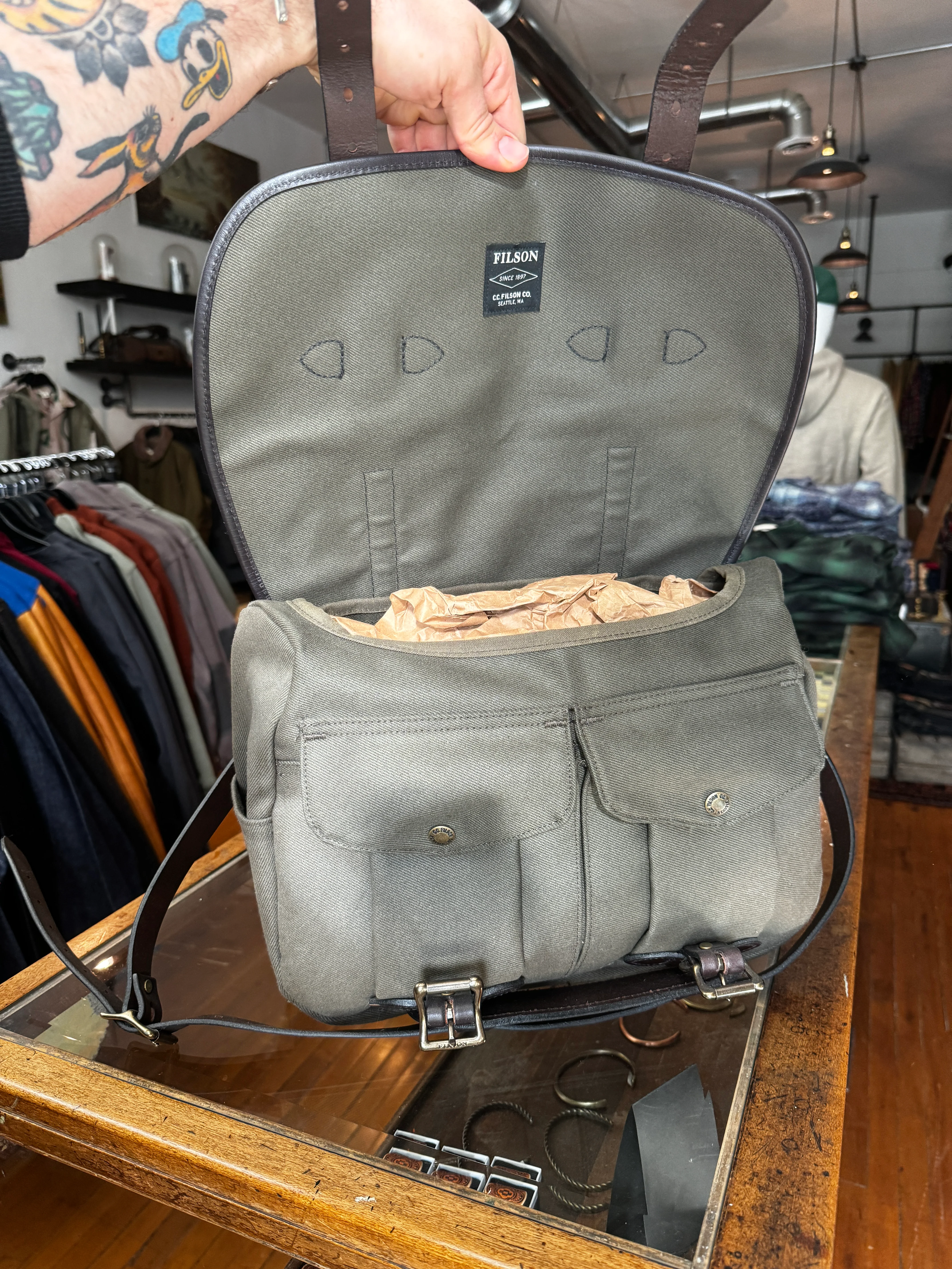 New, Old Stock Field Bag - Medium - Otter Green - Image 2