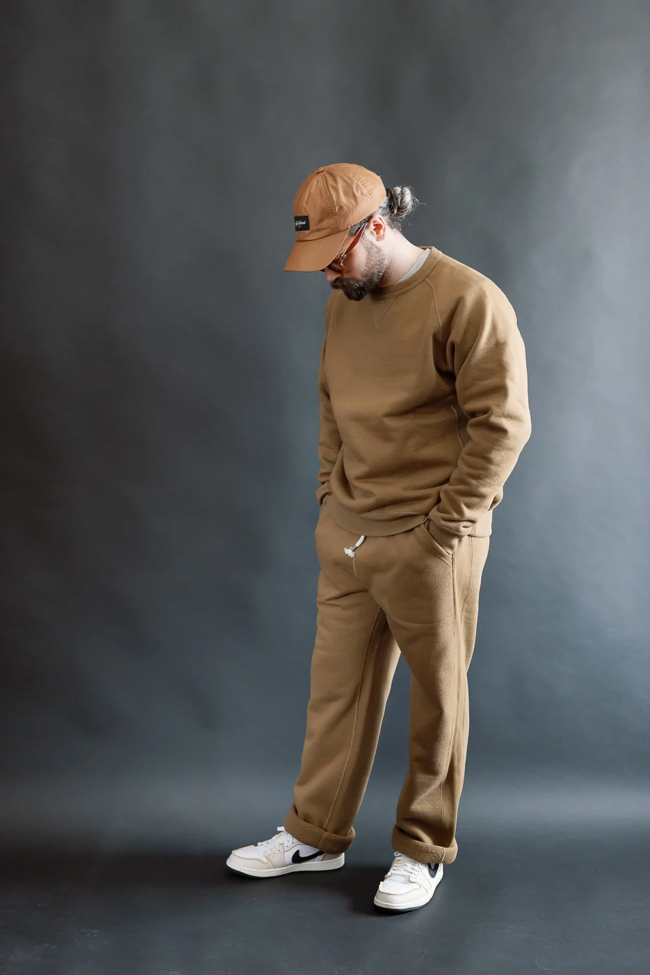 Pullover Crewneck - Double Heavyweight French Terry - Dune - Image 6
