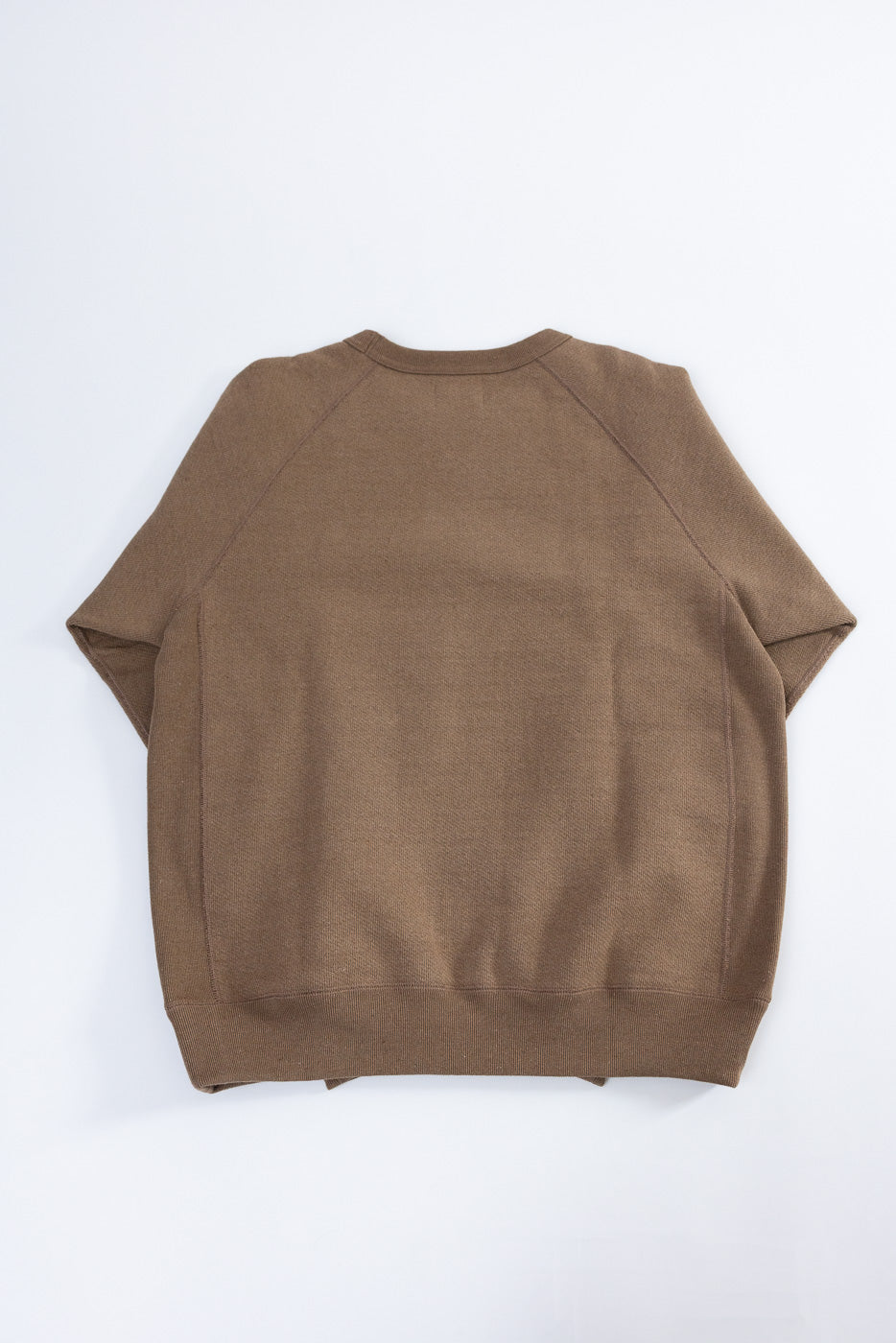 Pullover Crewneck - Iron Mordant Double Heavyweight French Terry Foxfibre® - Coyote 80 - Image 4