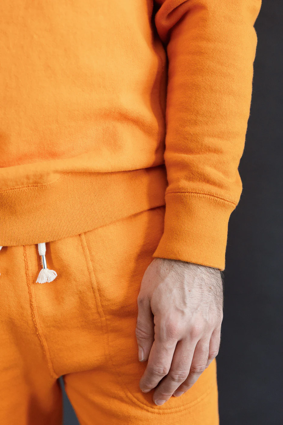 Pullover Crewneck - Super Looper French Terry - Orange - Image 13