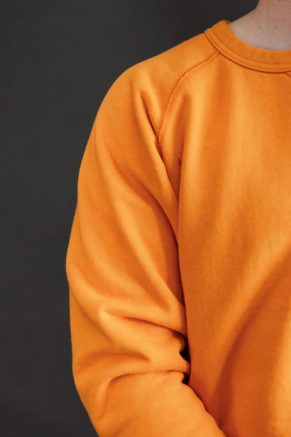 Pullover Crewneck - Super Looper French Terry - Orange - Image 15