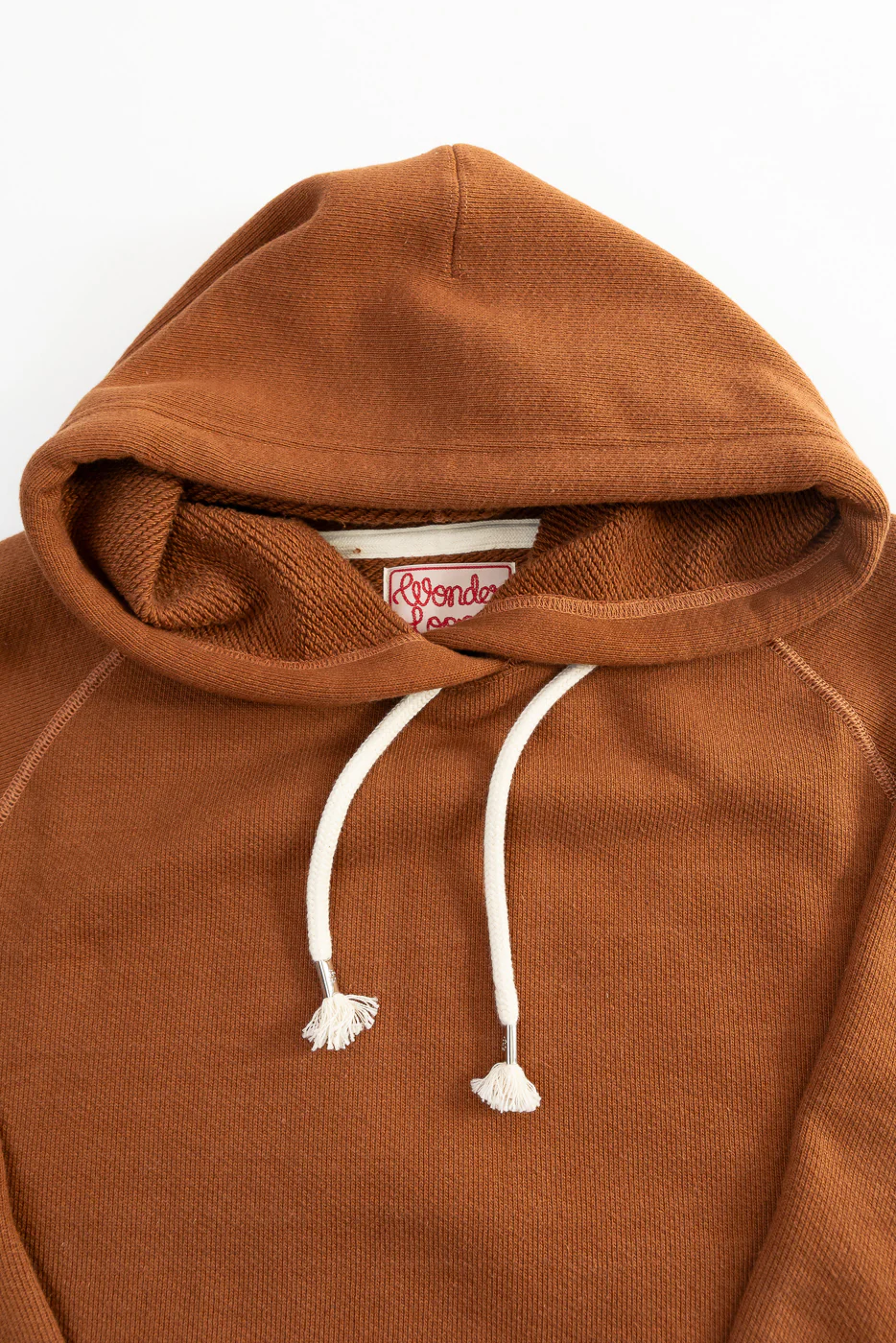 Pullover Hoodie - Double Heavyweight French Terry - Rust - Image 2