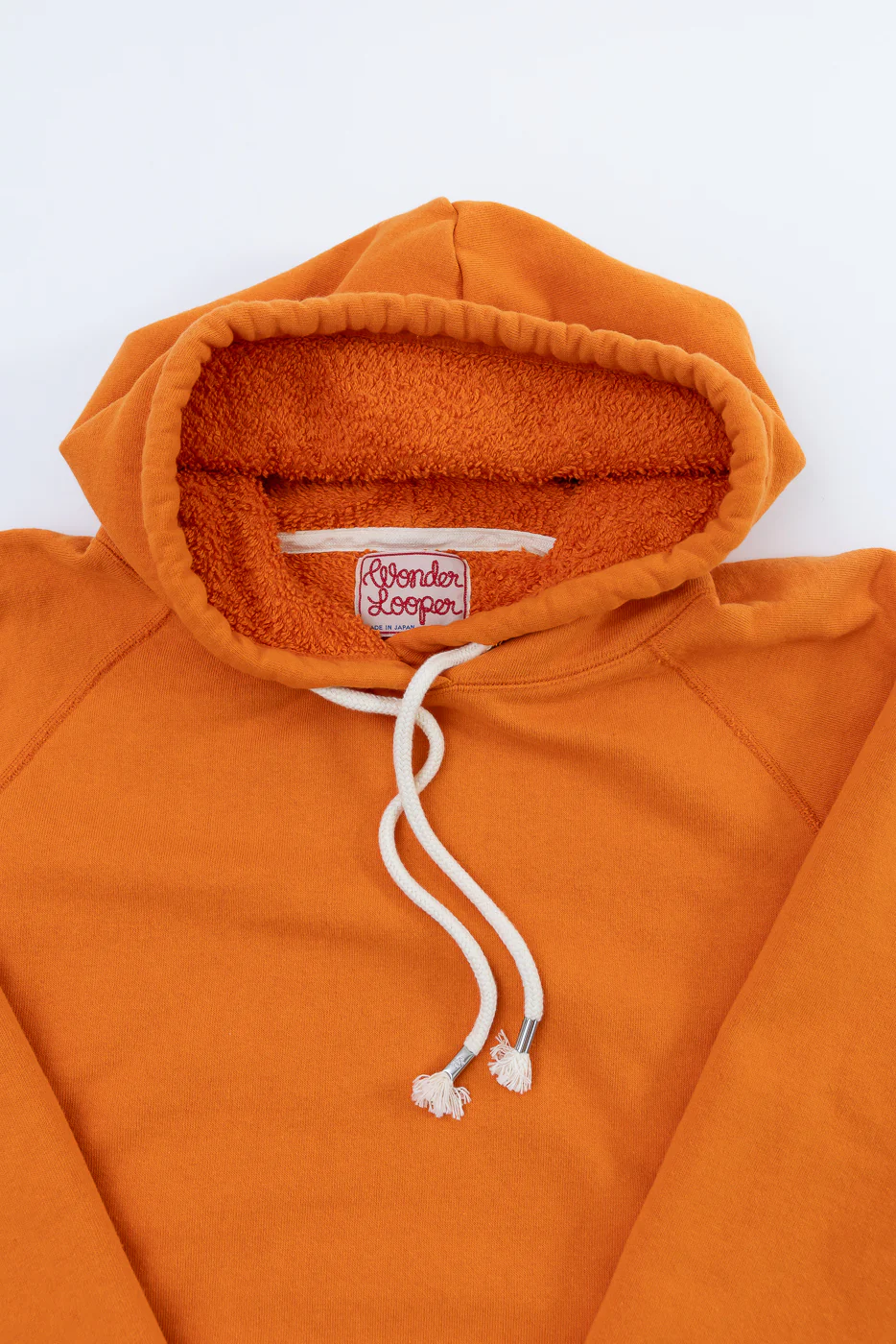 Pullover Hoodie - Super Looper French Terry - Orange - Image 2