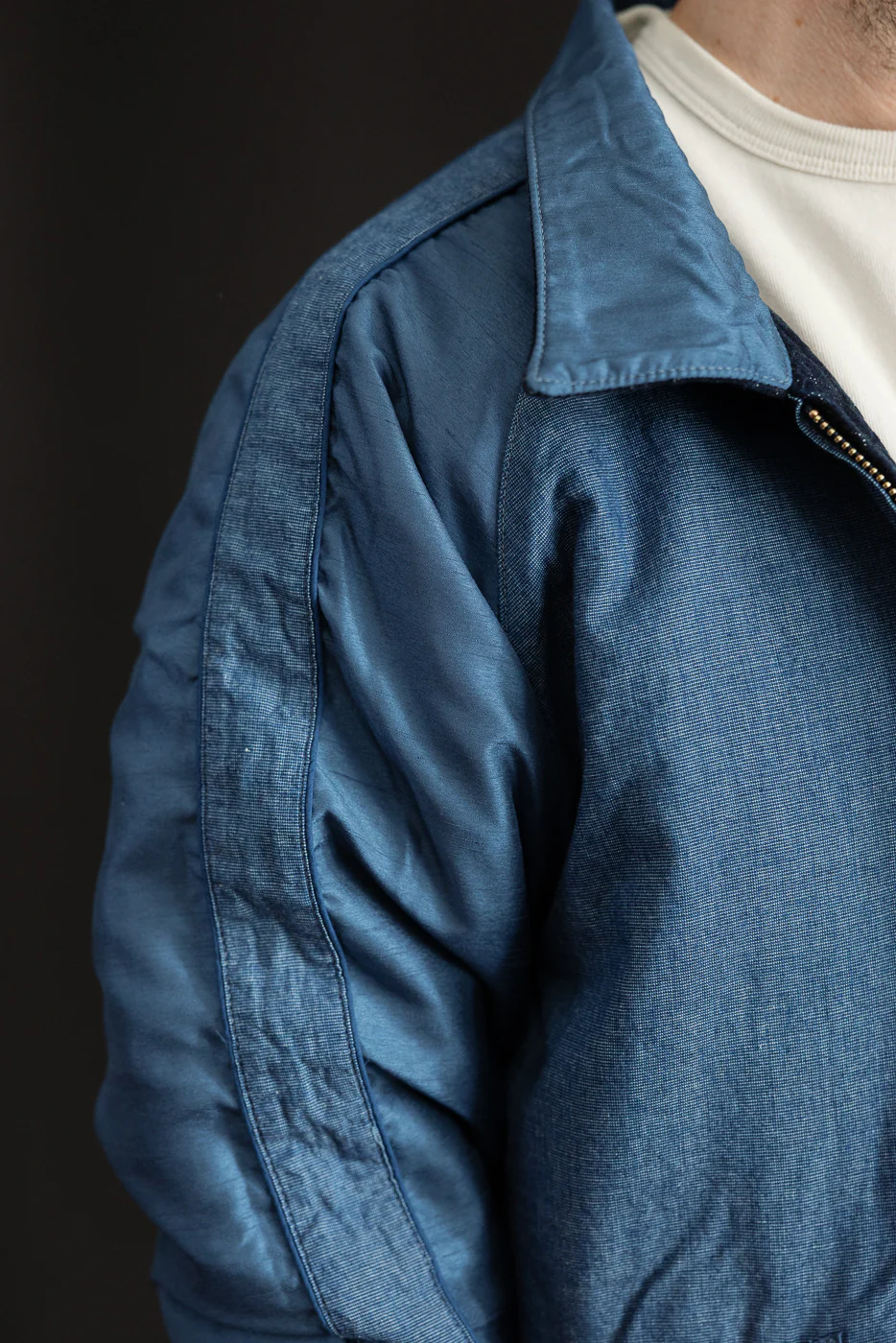 Quilted Sukajan Jacket - Indigo - Image 33