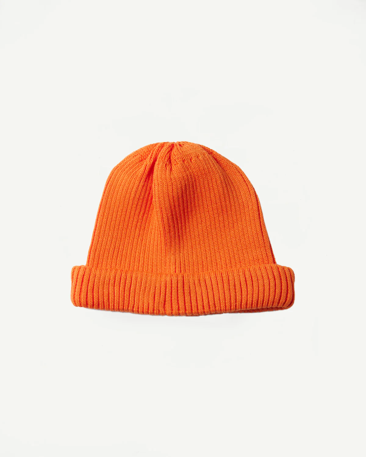 R5021 - Cotton Roll-Up Beanie - Orange
