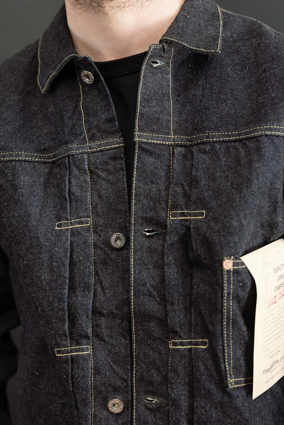 S SD-401W - No. 100 WWII Selvedge Denim Jacket - Type I - Image 16