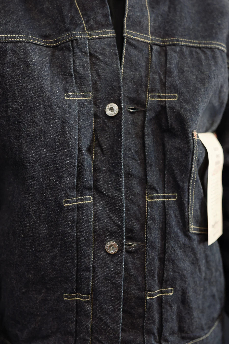 S SD-401W - No. 100 WWII Selvedge Denim Jacket - Type I - Image 17