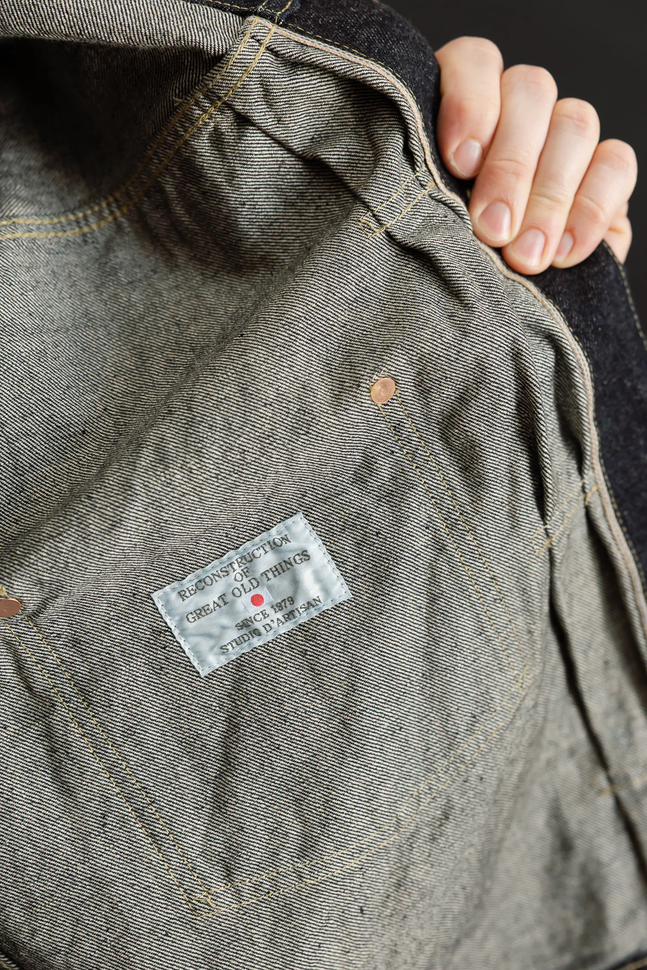 S SD-401W - No. 100 WWII Selvedge Denim Jacket - Type I - Image 19