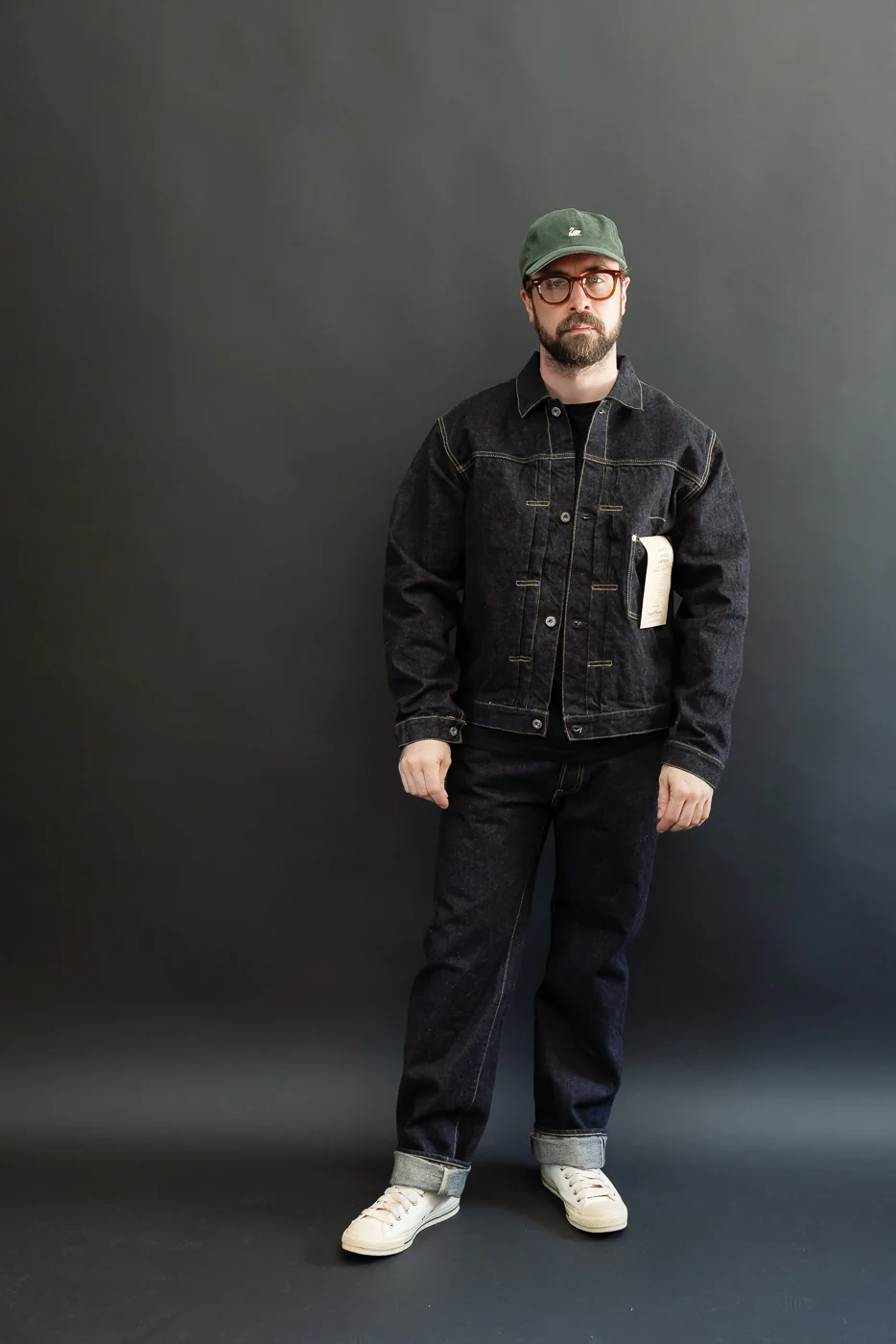S SD-401W - No. 100 WWII Selvedge Denim Jacket - Type I - Image 5