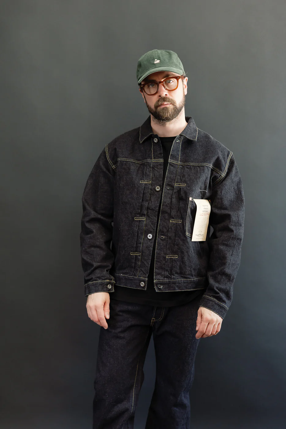 S SD-401W - No. 100 WWII Selvedge Denim Jacket - Type I - Image 9