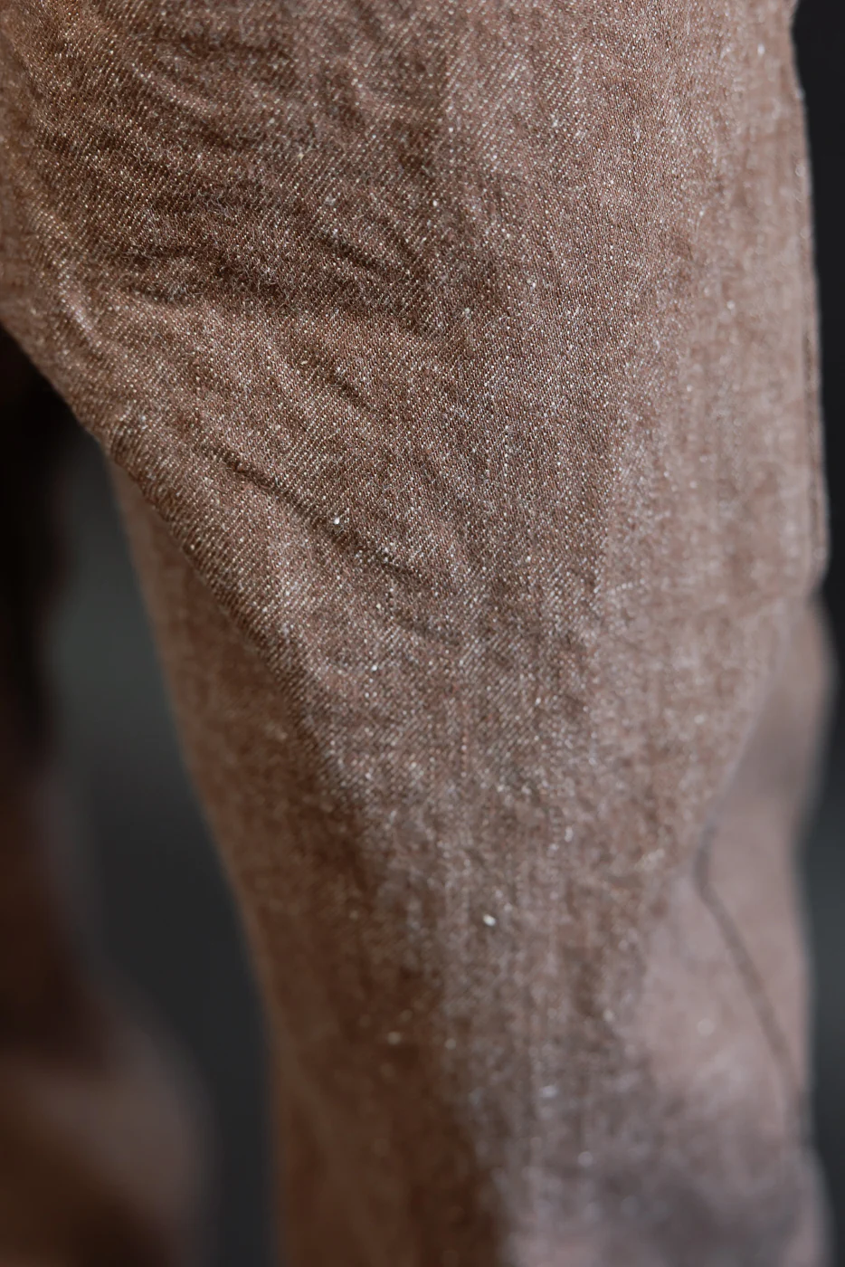 S0150BRX - 15oz "Kanoko Brown" Denim - Regular Straight - Image 20