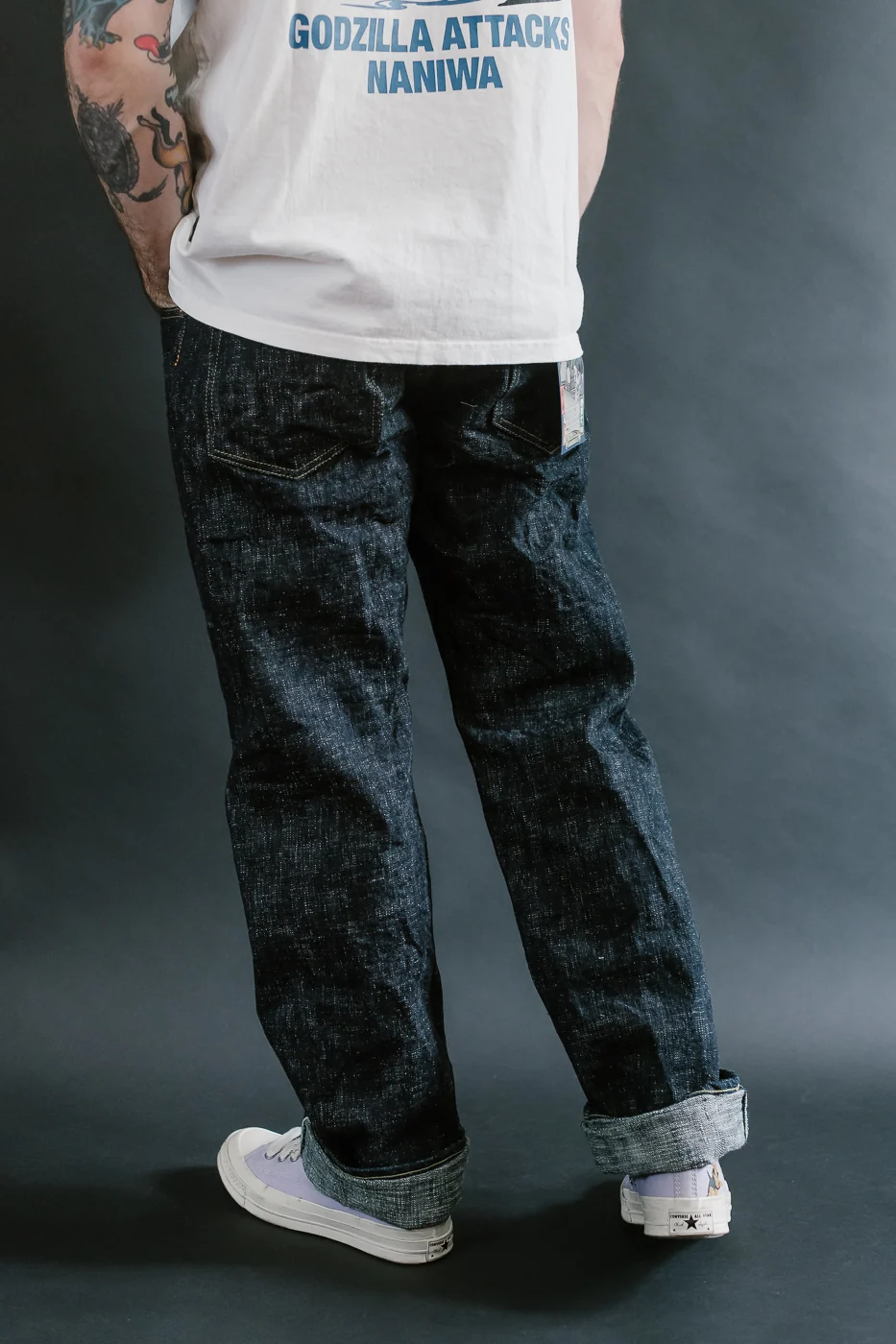 S3000XX17oz-SDS - 17oz "Murasame" Rain Slub Selvedge Jeans - Relaxed Straight - Image 14