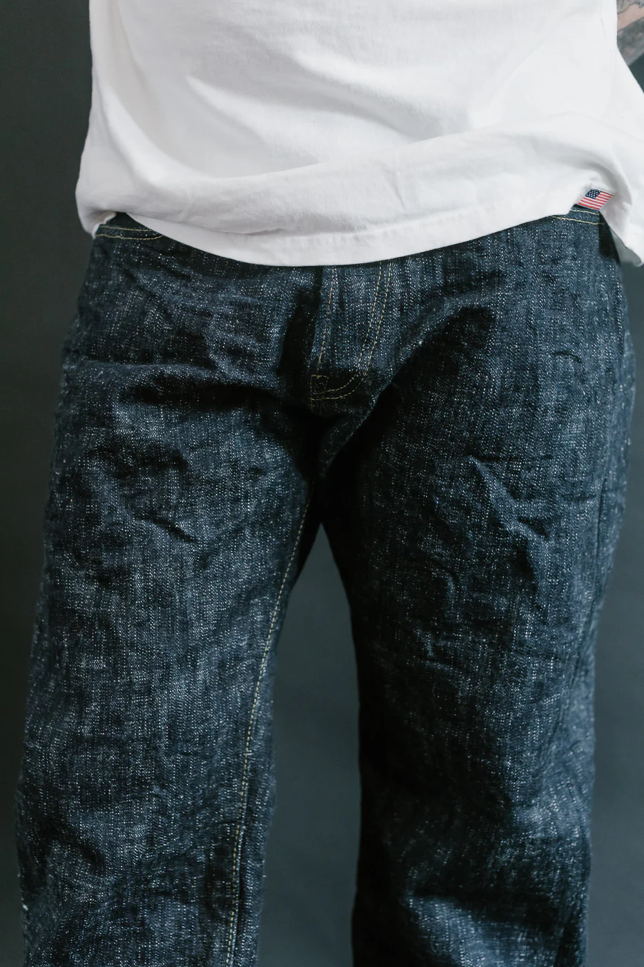S3000XX17oz-SDS - 17oz "Murasame" Rain Slub Selvedge Jeans - Relaxed Straight - Image 17