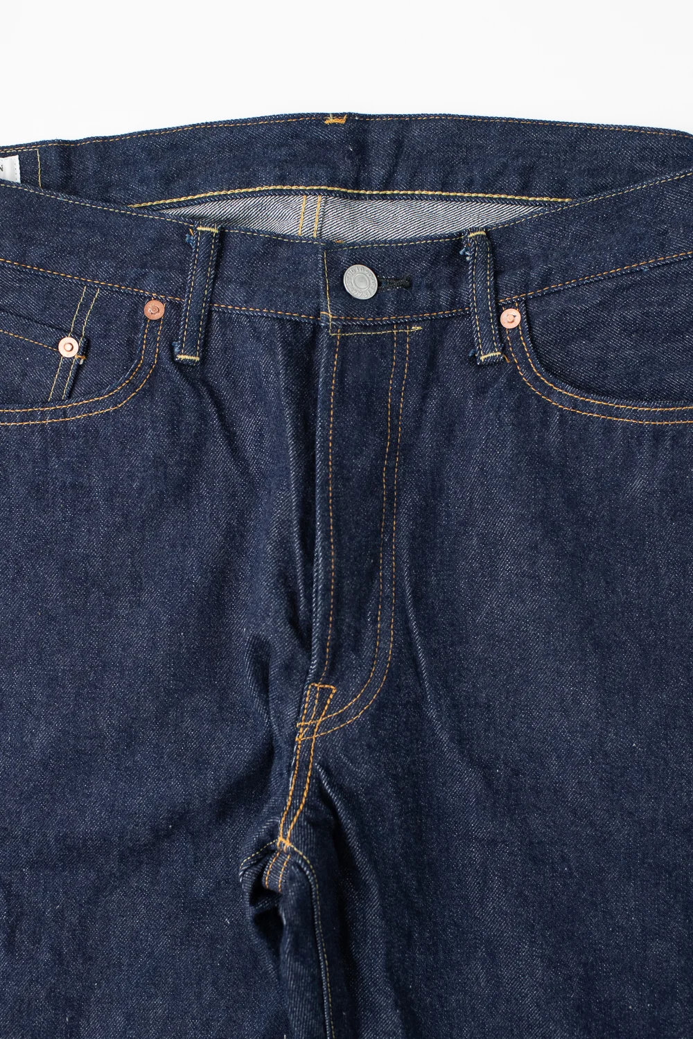 SD-801S - 15oz Selvedge Jeans Regular Straight - Natural Indigo O/W - Image 3