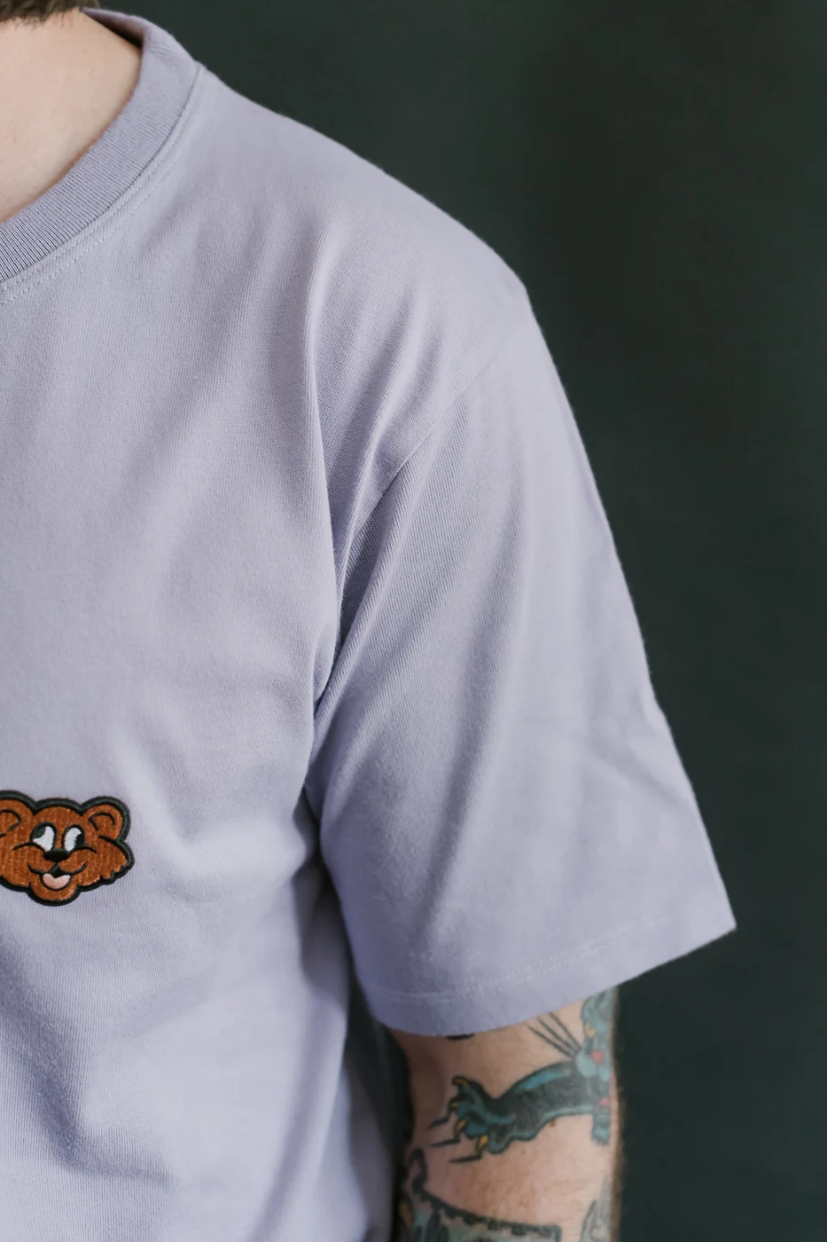 Shaggy Bear T-Shirt - Violet Dreams - Image 17