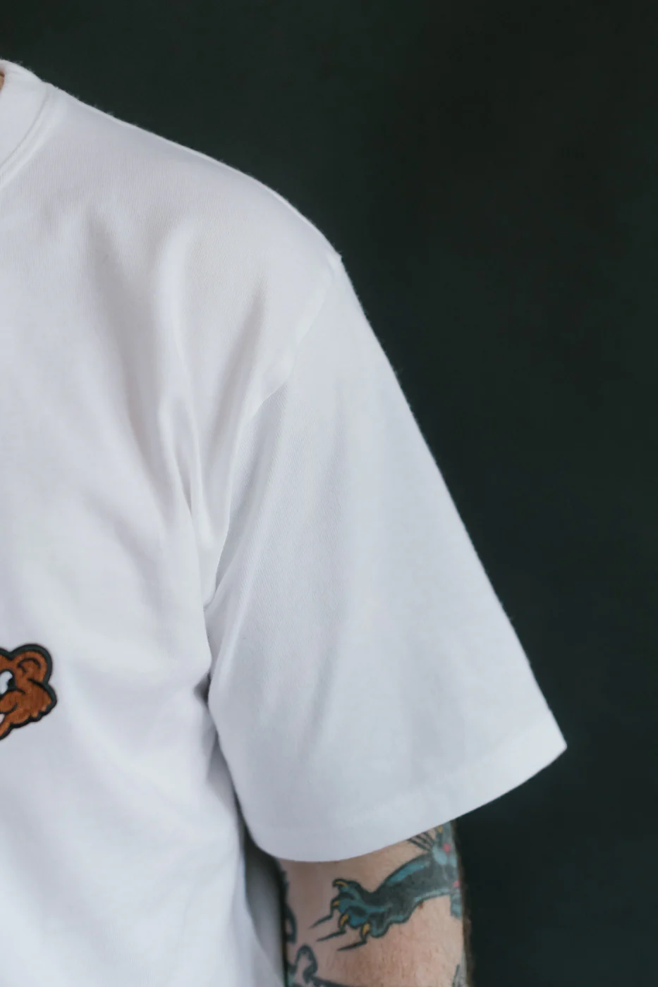 Shaggy Bear T-Shirt - White - Image 16