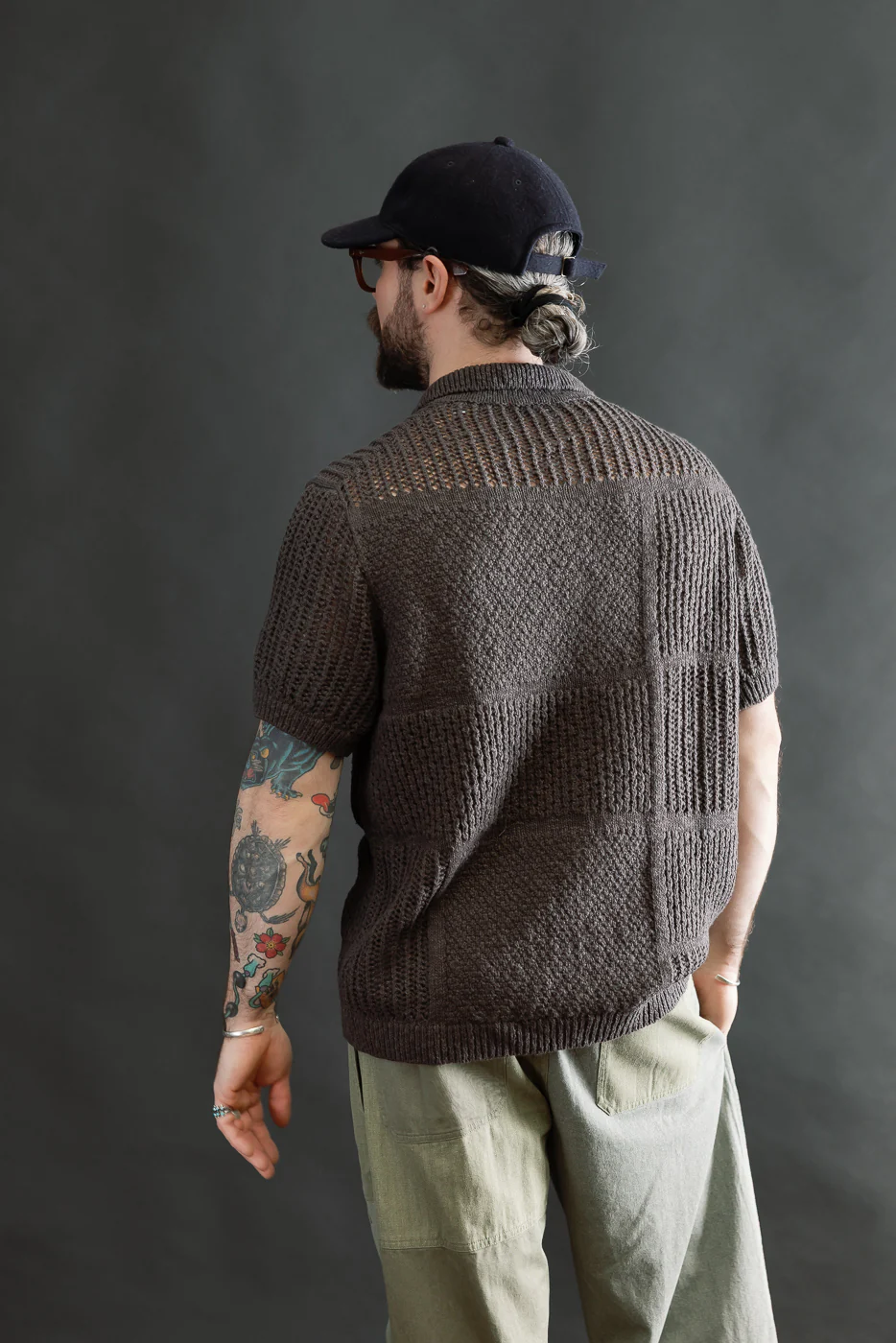Short Sleeve Knit Shirt - Umber De Stijl - Image 11