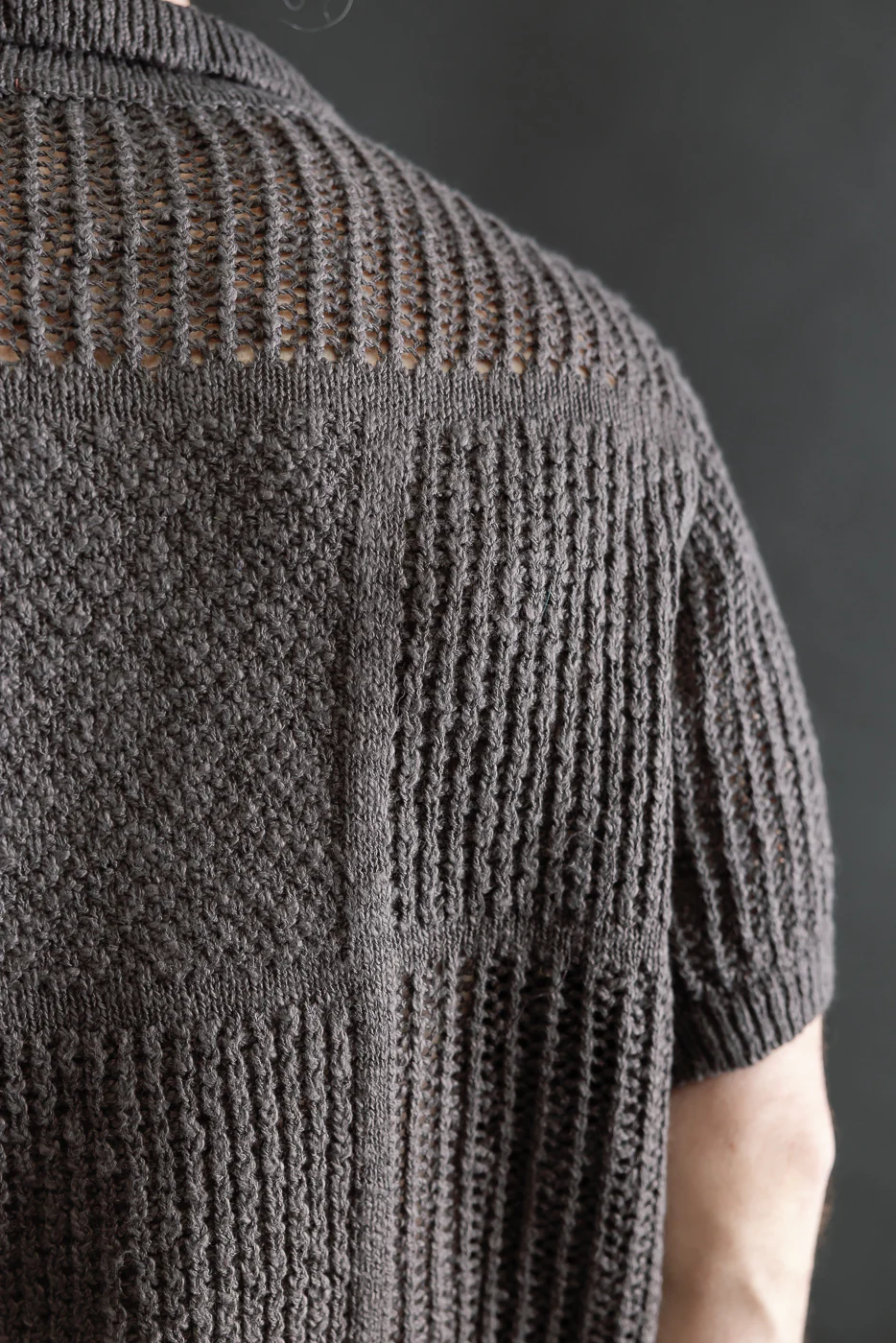 Short Sleeve Knit Shirt - Umber De Stijl - Image 17
