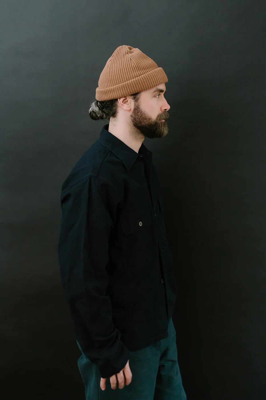 SJAS24-ARW - Cotton Ripstop "Kokiran" Military Shirt - Natural Indigo x Indigo - Image 10