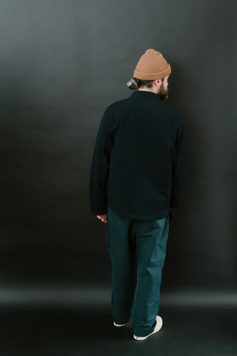 SJAS24-ARW - Cotton Ripstop "Kokiran" Military Shirt - Natural Indigo x Indigo - Image 8
