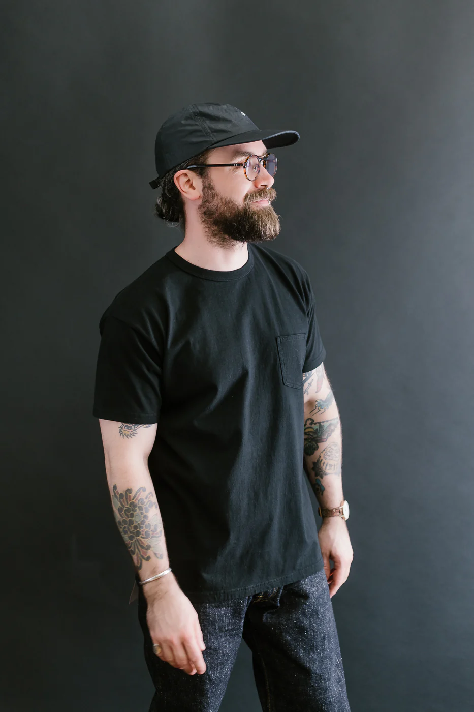 SJST25-102L - "Snake Slayer" Heavyweight T-Shirt  - Black - Image 11