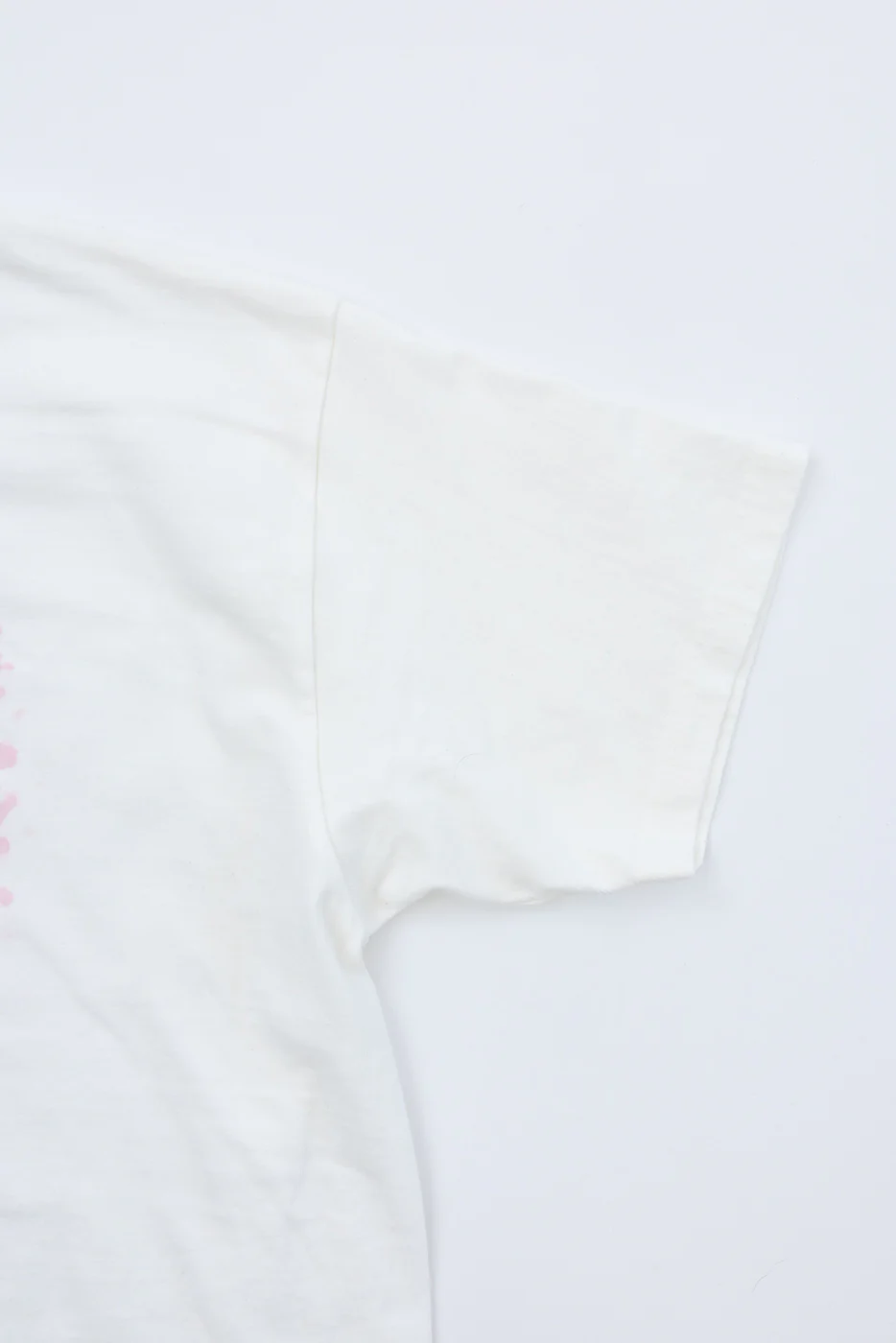 SJST26-104L - "Bursting Forth" 3cm Longer Heavyweight T-Shirt - White - Image 5