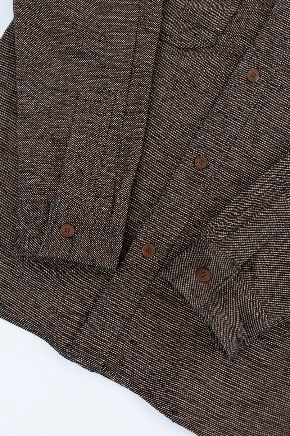 SMN25-01W - Elemental Flannel Shirt - Black - Image 4
