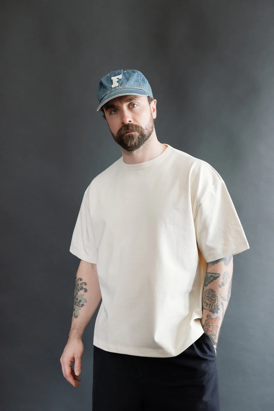 Strong Tee - 11oz Heavyweight Jersey - Natural - Image 13