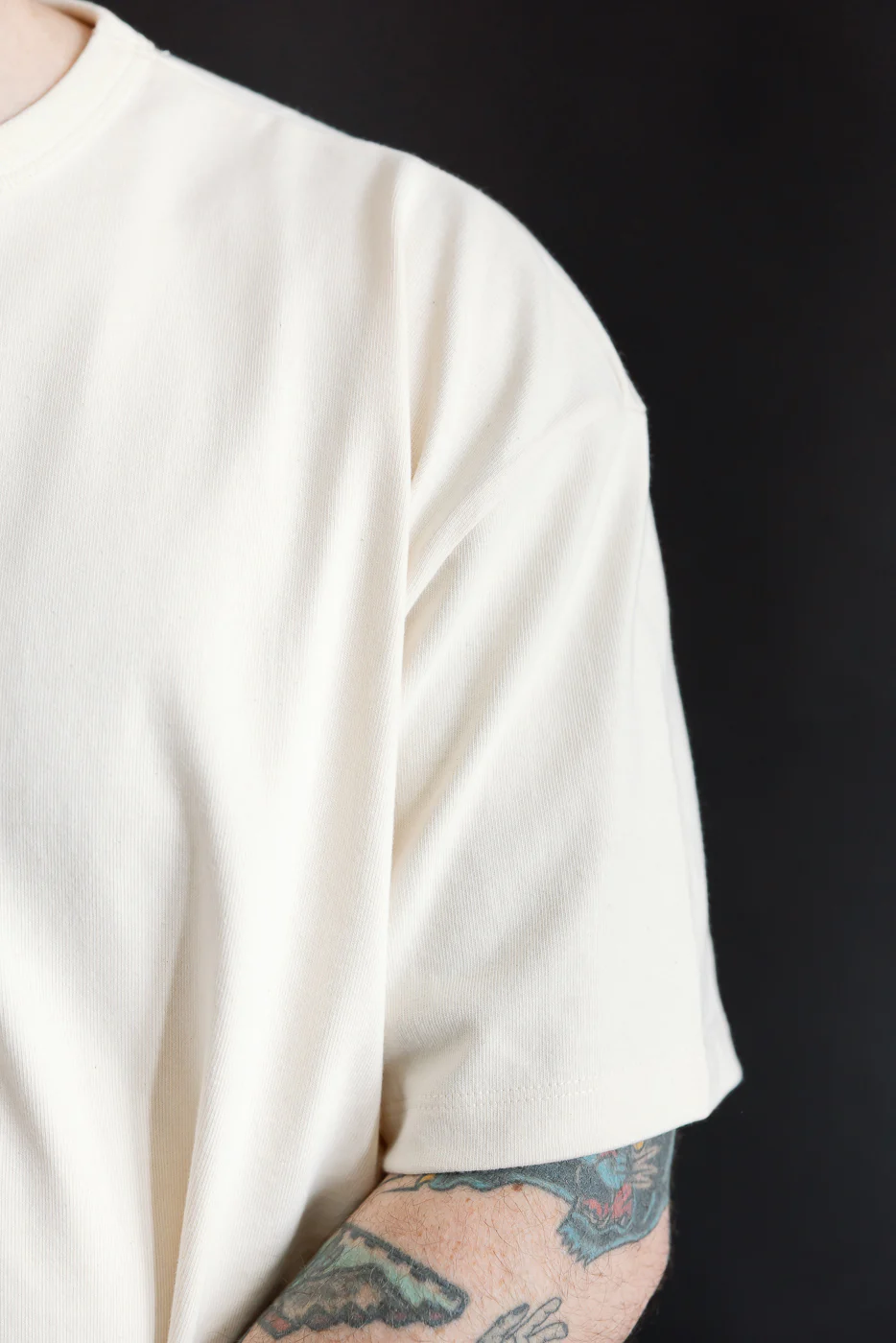 Strong Tee - 11oz Heavyweight Jersey - Natural - Image 14