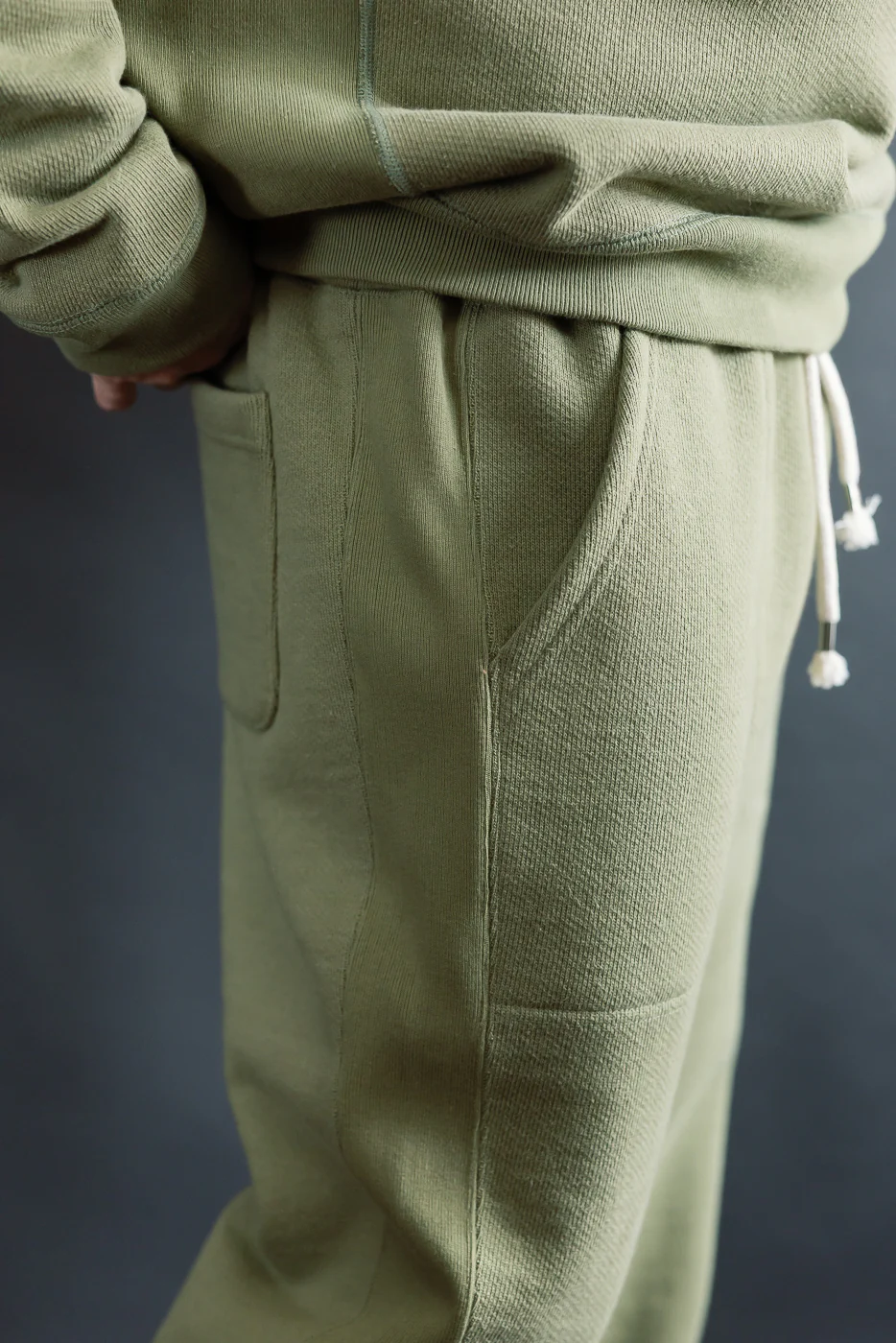 Sweatpant - Double Heavyweight French Terry - Sage - Image 17