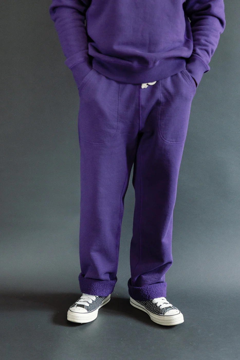 Sweatpants - Super Looper French Terry - Purple - Image 15