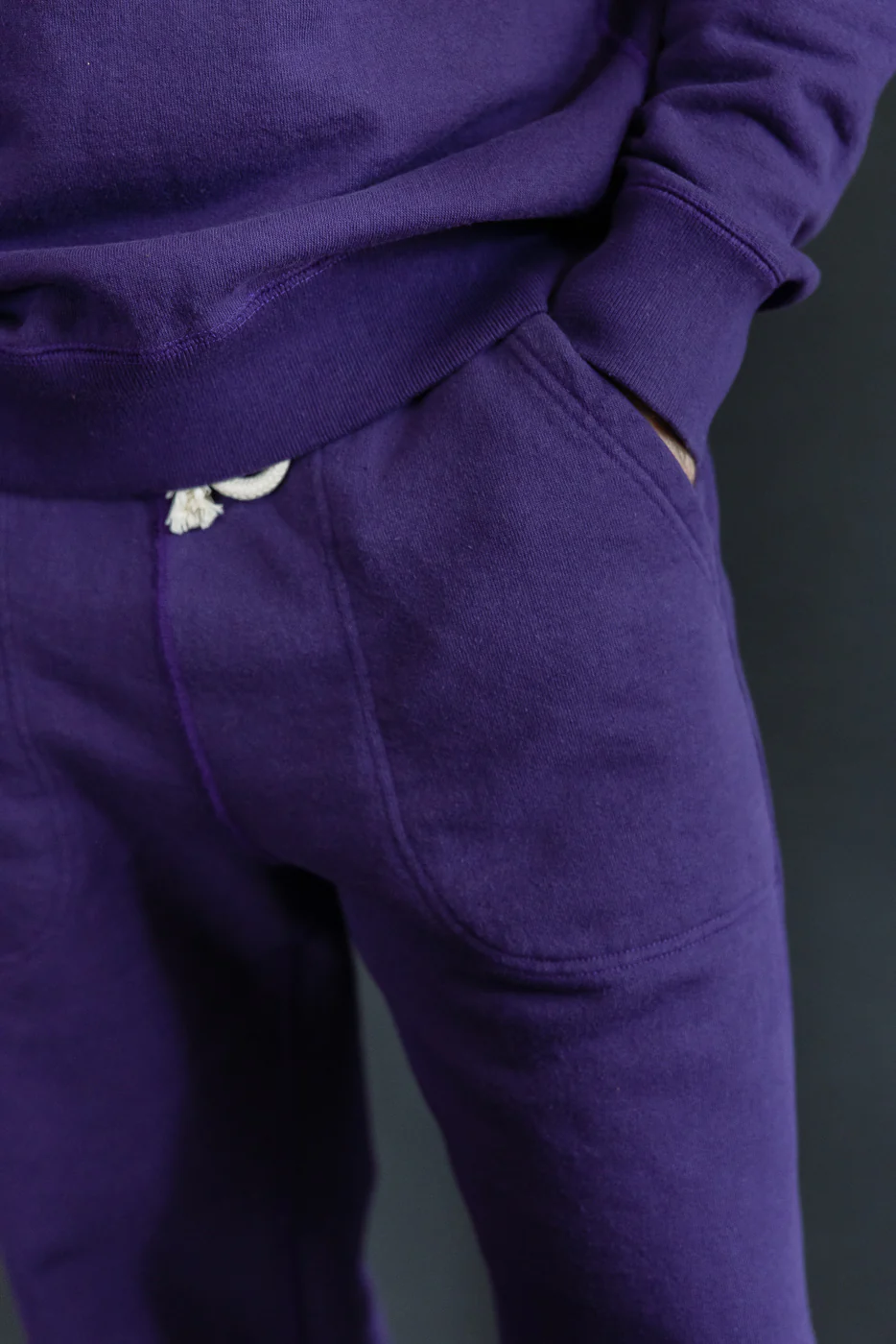 Sweatpants - Super Looper French Terry - Purple - Image 16