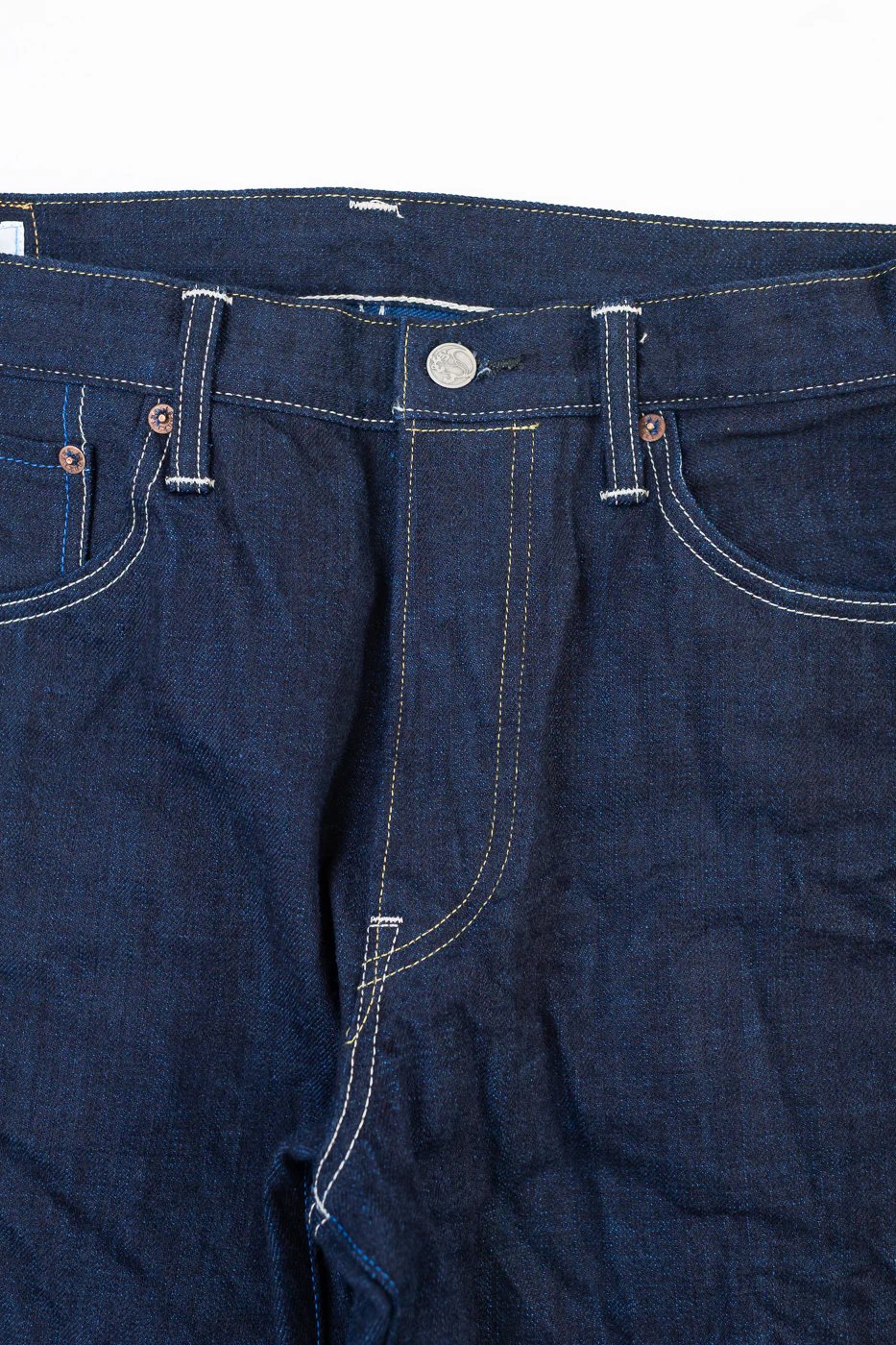 TNK101TB - 16.5oz "YURAI" Selvedge Natural Indigo x Cobalt - Regular Straight - Image 3