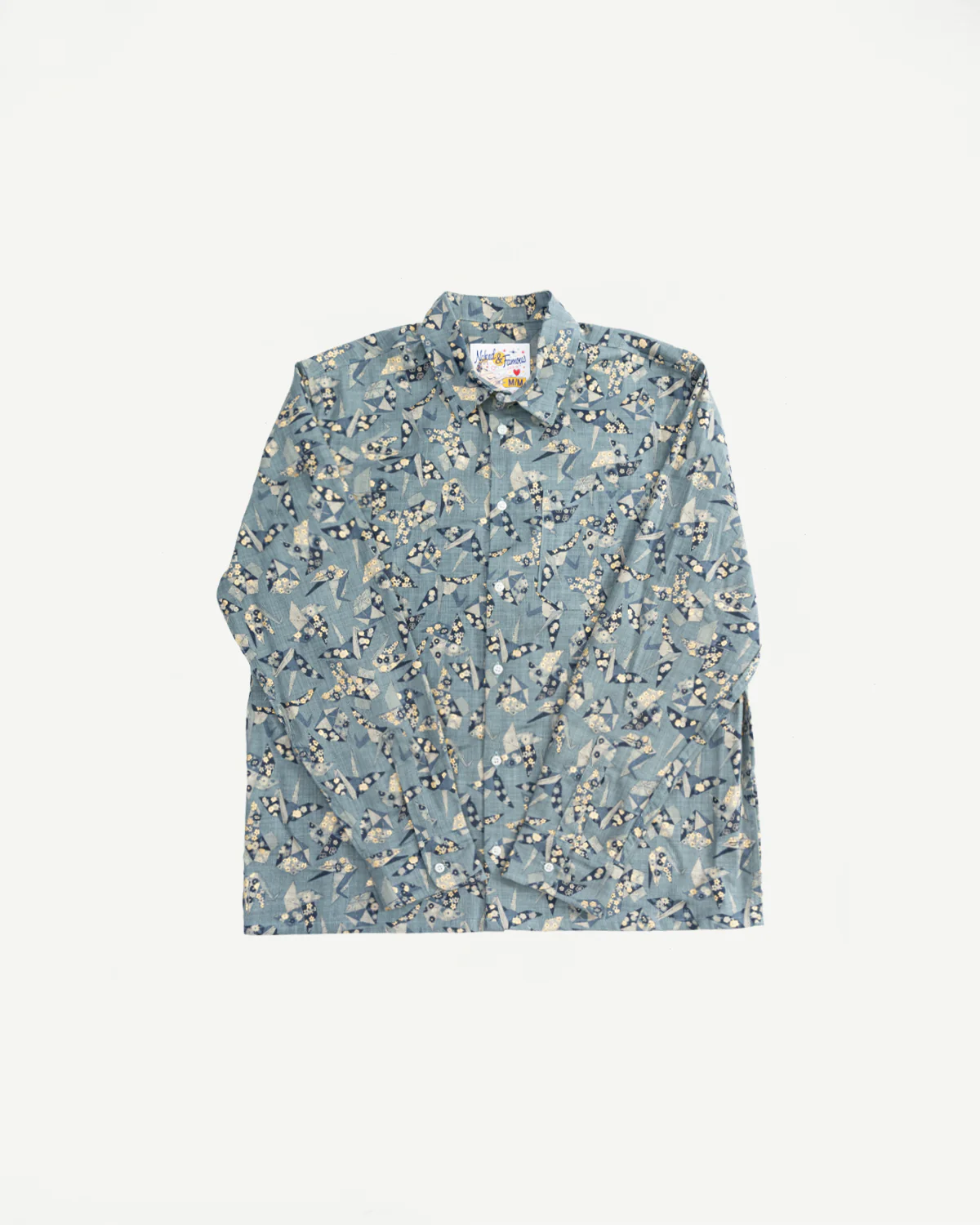 True Shirt - Oragami Poplin - Blue