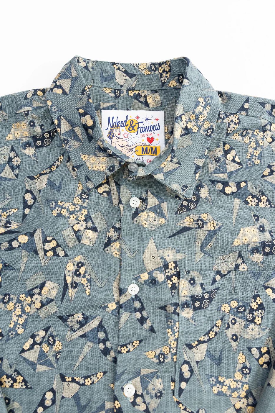 True Shirt - Oragami Poplin - Blue - Image 2