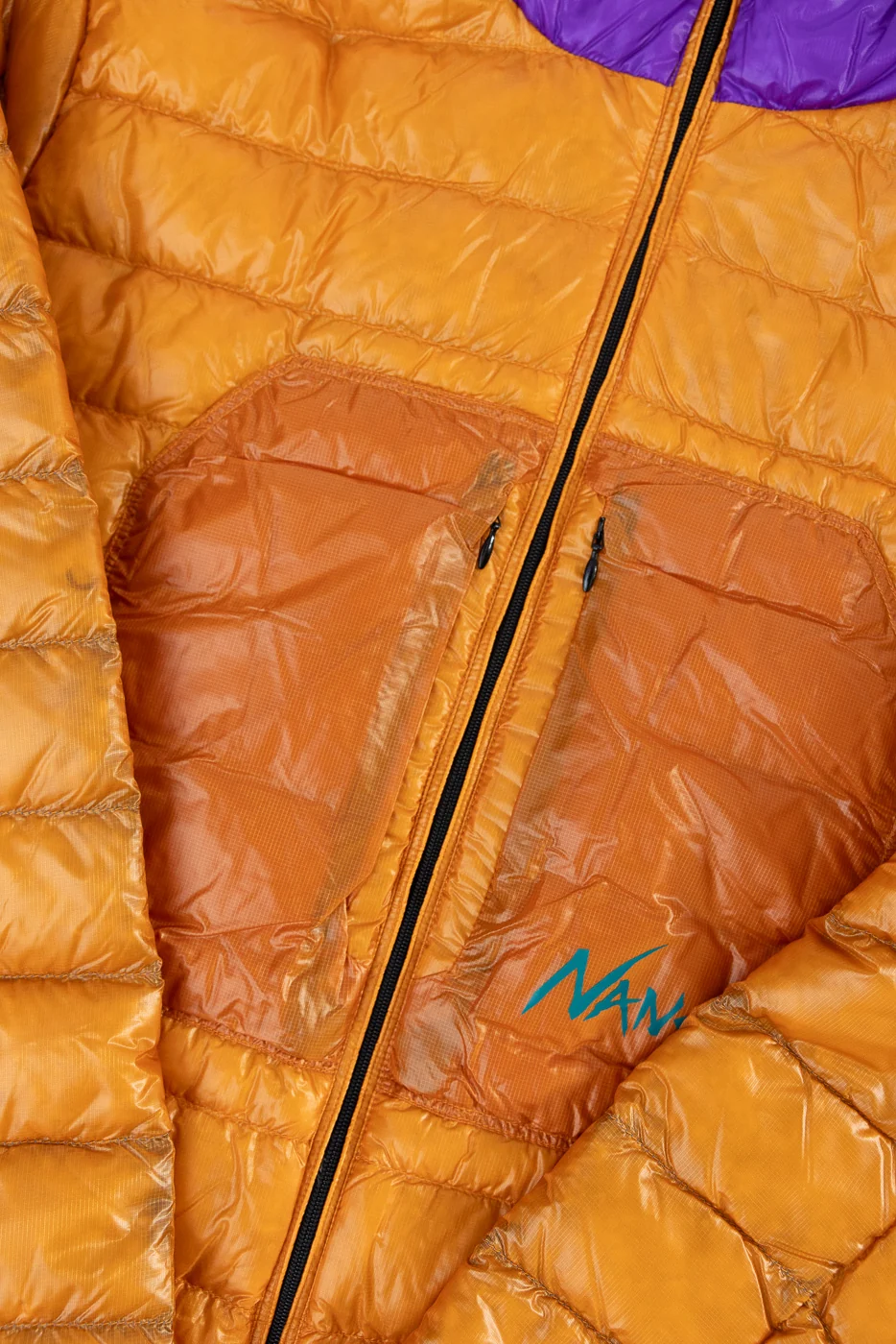 Ultralight Down Parka Packable - Orange - Image 3
